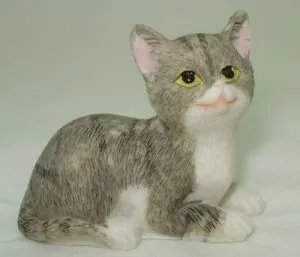 Miniatures - Small Cat B, 40mm High (4cm High) (CATSMB)