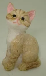 Miniatures - Small Cat C, 40mm High (4cm High) (CATSMC)