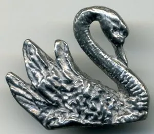Miniatures Swan Large Unplated, 30m High (CL13UP)