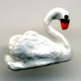 Miniatures Swan Small Painted, 10mm High (CL16)