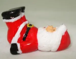Miniatures - Tumbling Santa, 25mm High x 40mm Long (CM45)
