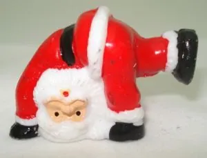 Miniatures - Tumbling Santa, 25mm High x 40mm Long (CM46)