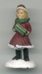 Miniatures - Victorian Snow Girl, 42mm High (CM41)