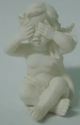 Miniatures - Wise Cherub A, 40mm High ( 4cm High) (CHERWA)