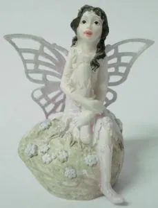 Miniatures Wish Fairy On Rock, 60mm High (FAIW2-A)