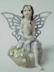 Miniatures Wish Fairy On Rock, 60mm High (FAIW2-D)