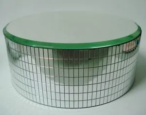 Mirror Tiled Round Display Large, Large 110mm Diameter (11cm Diameter) (DB03)