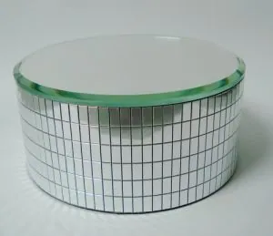 Mirror Tiled Round Display Medium, Medium 85mm Diameter (8.5cm Diameter) (DB02)