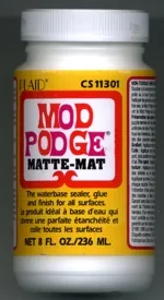 Modge Podge Sealer Matte 8oz, 8oz (236ml) Bottle (MPMT8)