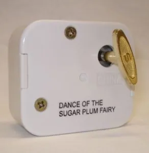 Music Box Key Wind Large, 55mm x 50mm x 27mm (MBKWLG)