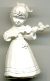 Musical Angels Unpainted No Wings, 40mm High (M54EUP)