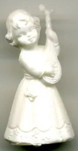 Musical Angels Unpainted No Wings, 40mm High (M54FUP)