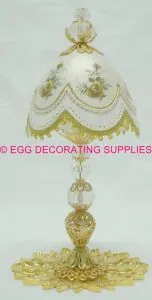 Night Light: decorated goose egg design