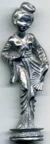 Oriental Lady Unpainted, 70mm High (M54)