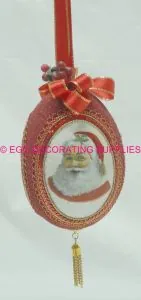 Oval Hanging Christmas Egg Kit C (K074)