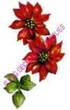Paper Print Flower, 80mm High x 45mm Wide (NP42)