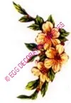 Paper Print Flower, 55mm High x 35mm Wide (NP43B)