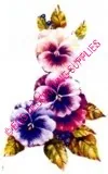 Paper Print Pansy Flower, 80mm High x 50mm Wide (NP15B)