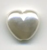 Pearl Hearts Solid, 10mm Diameter (PRL121)