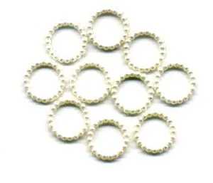Pearl Rings 12mm, 12mm Diameter Packet of 10 (PRL112)