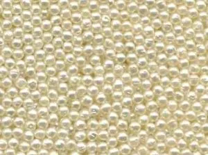 Pearls No Hole Cream 2mm 200pk, 2mm Packet of 200 (PRL2041)