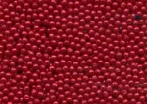 Pearls No Hole Red 1.5mm 200pk, 1.5mm Packet of 200 (PRL1501)