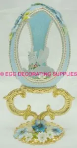 Pegasus: decorated goose egg design