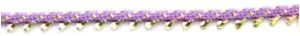 Picket Braid Mauve/Gold (C1 MVEGOL)