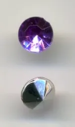 Pointy Backs Light Amethyst 6mm (200), 6mm (POB04)