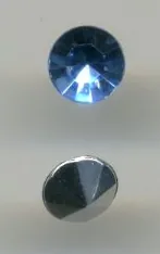 Pointy Backs Light Sapphire 6mm (200), 6mm (POB06)