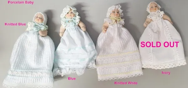 Porcelain Baby, 110mm (11cm Bonnet to Bottom) (MISC33)