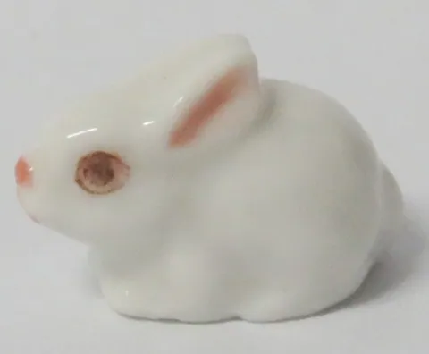 Porcelain Rabbit Small, 10mm High (MPOR18)