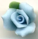 Porcelain Rose Blue 10mm, 10mm (3/8") (POR4A)