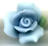 Porcelain Rose Blue 15mm, 15mm (1/2") (POR4)