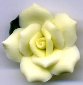 Porcelain Rose Yellow 25mm, 25mm (1") (POR1A)