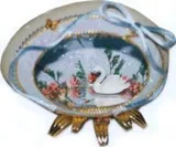 Reflections: decorated goose egg design