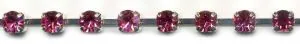 Rhinestone Chain Pink, 4-5mm Stone (RSC4)