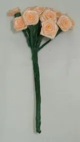 Ribbon Flower Mini Peach (RBF02)