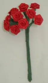 Ribbon Flower Mini Red (RBF03)