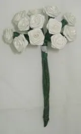 Ribbon Flower Mini White (RBF04)