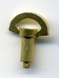 Ring Key 7mm Gold, 7mm Length of shaft (RK01)
