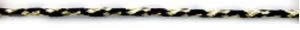 Round Cord Black/Gold (C48 BLKGOL)