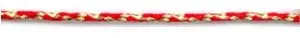 Round Cord Red/Gold (C48 REDGOL)