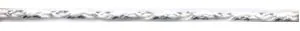 Round Cord White/Silver (C48 WHSIL)