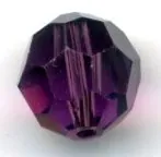 Round Crystal 10mm Amethyst, 10mm (AC8210A)