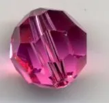 Round Crystal 10mm Rose, 10mm (AC8410)