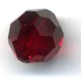 Round Crystal 10mm Siam, 10mm (AC8310)
