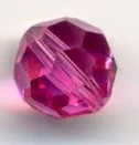 Round Crystal 8mm Rose, 8mm (AC788)