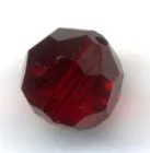 Round Crystal 8mm Siam, 8mm (AC818)