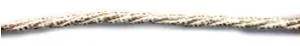 Round Twisted Cord Silver (C67 SILVER)